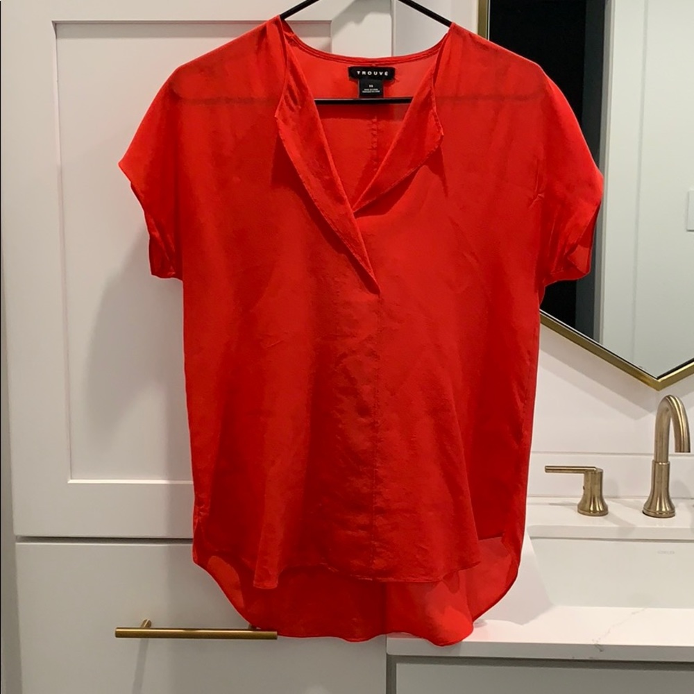 Trouvé silk blouse, size xs
